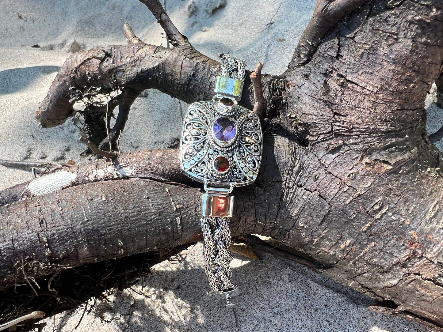 Multi-stones Square Bracelet