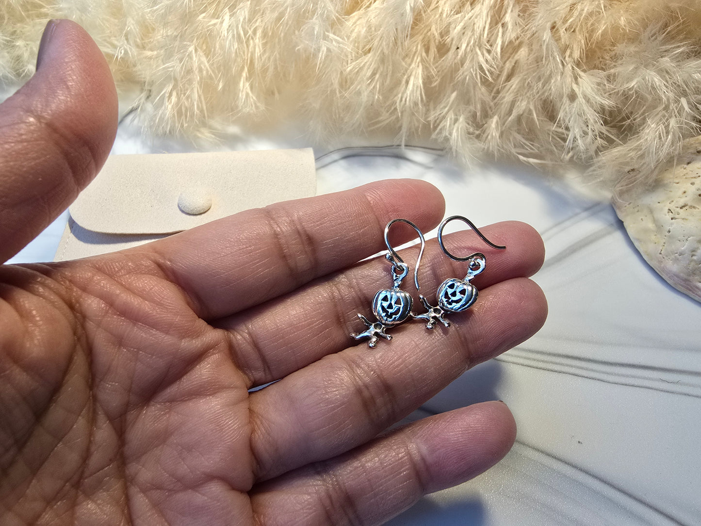 Scary (cute) Pumpkin Earings