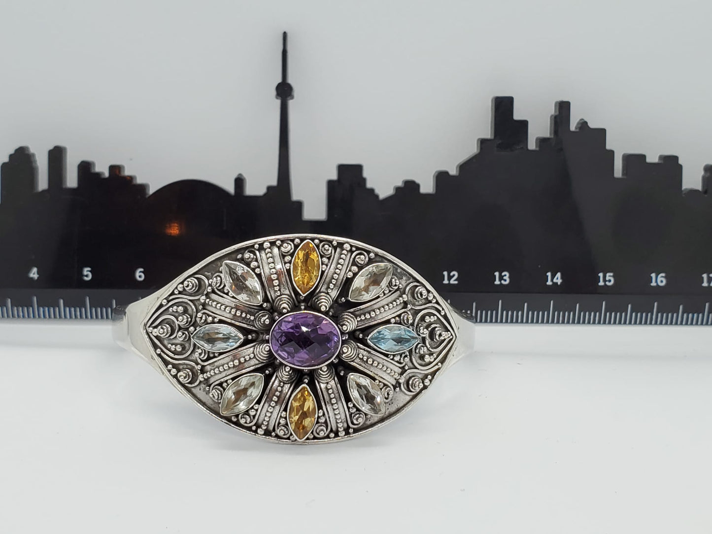 Multi stones Bangle