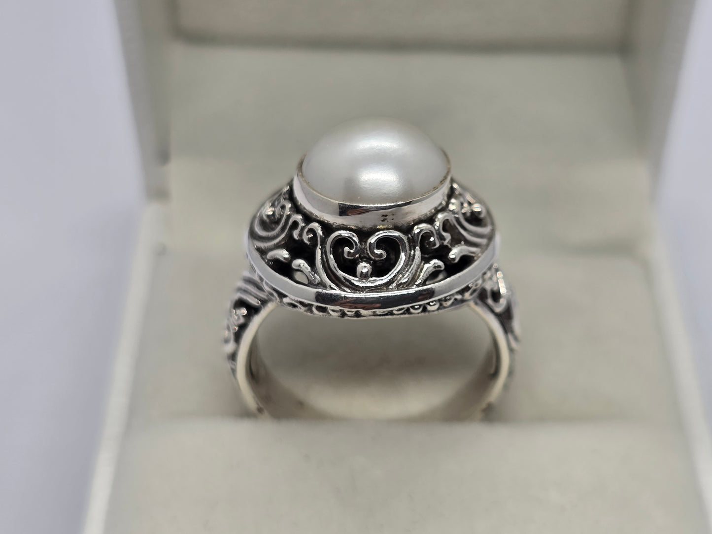 Balinese Carved Cocktail Ring