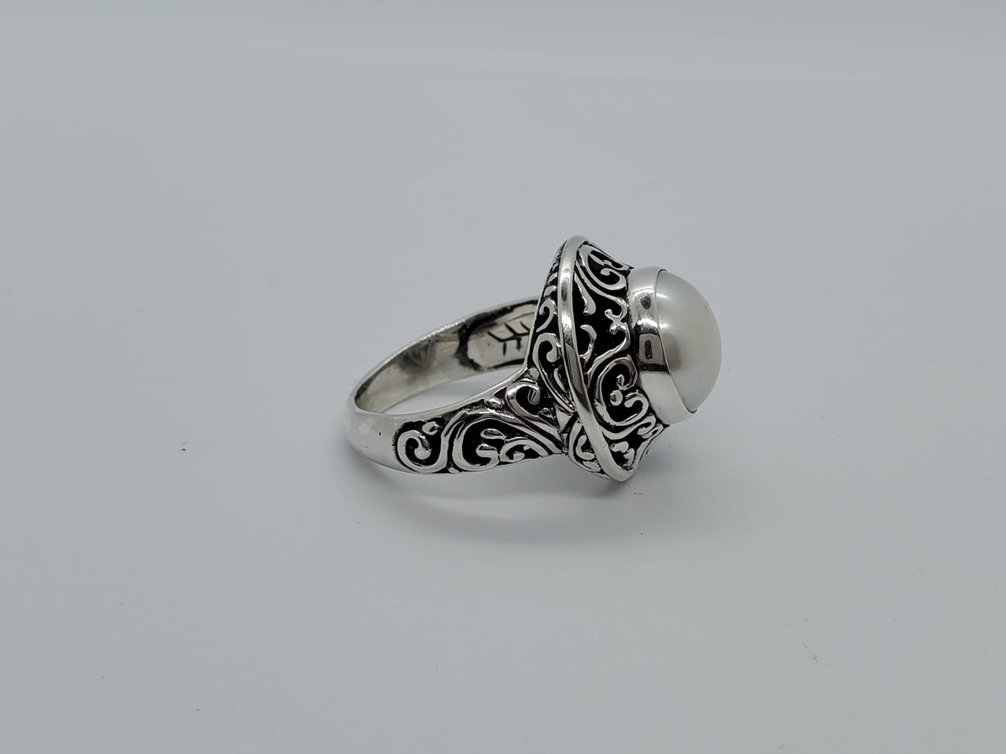 Balinese Carved Cocktail Ring