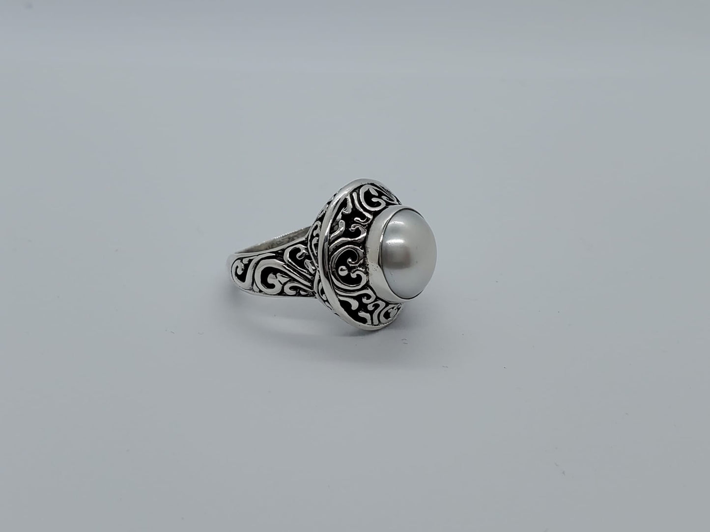 Balinese Carved Cocktail Ring