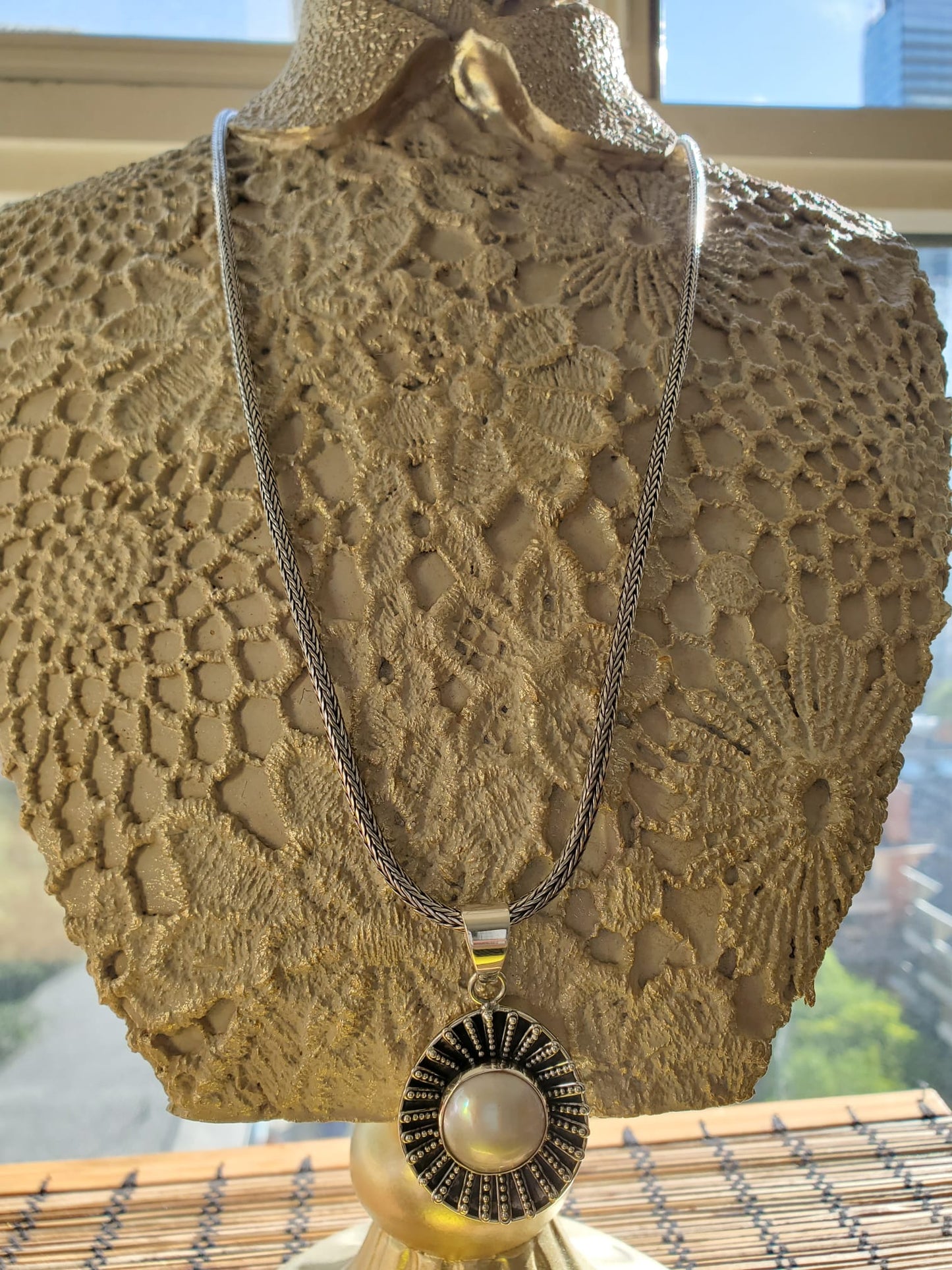 White Pearl Pendant