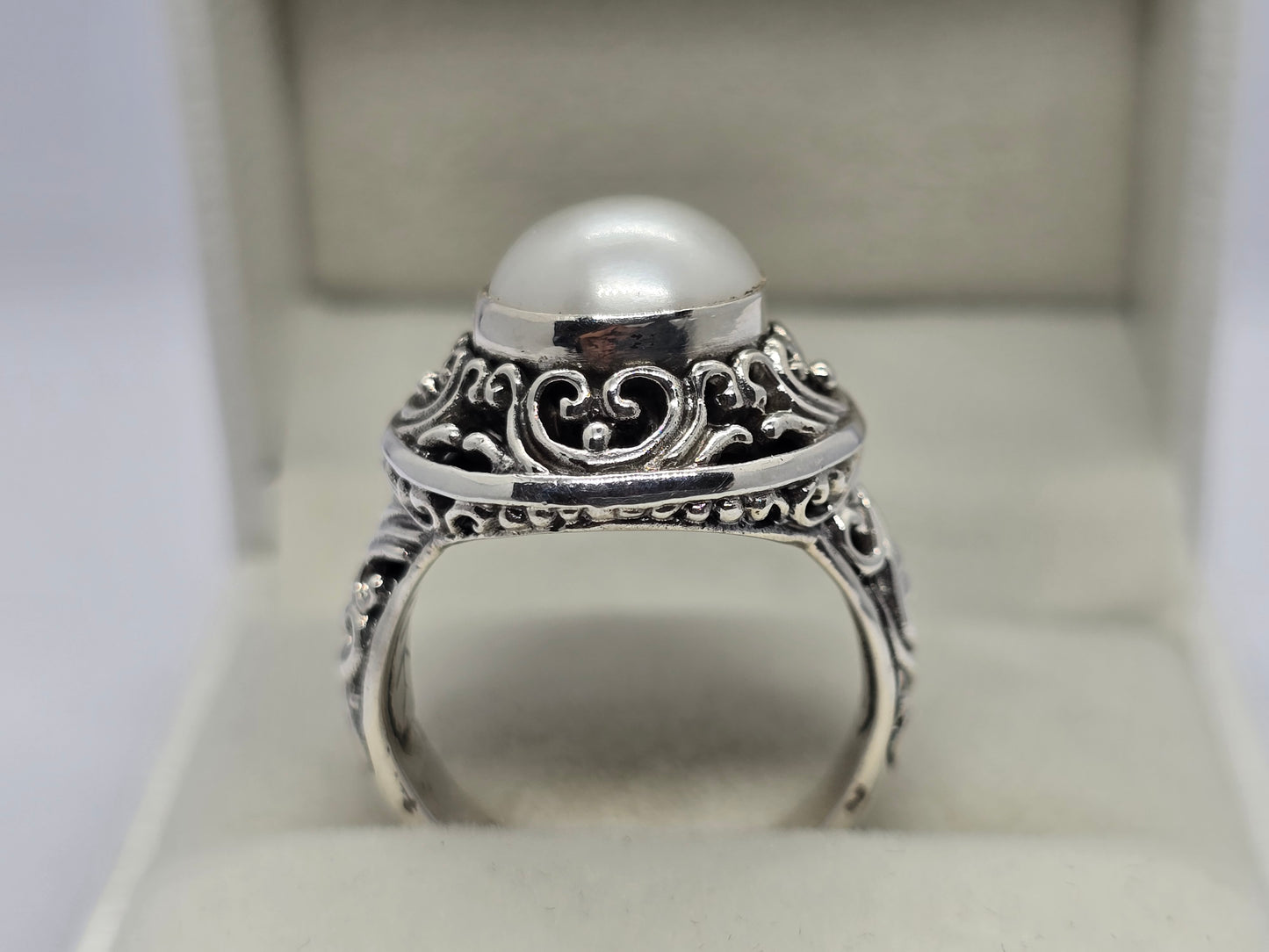 Balinese Carved Cocktail Ring