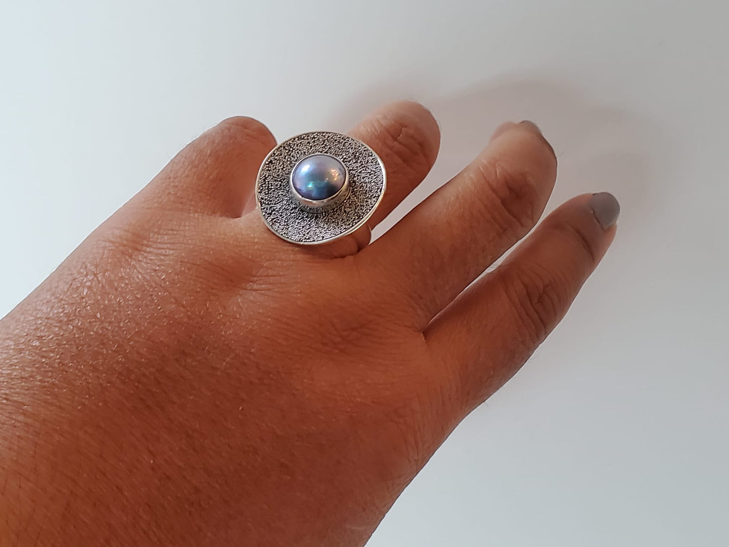Poppy Seeds Statement Ring